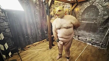 Part 1 Domina Satana Punishes Piggy Slave with Belt Spanking - British Mature BBW Femdom BDSM