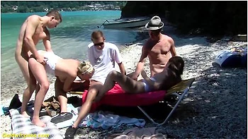 Public Beach Orgy