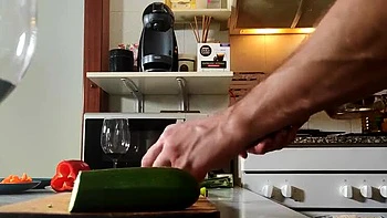 Petite Latina Magia Rosa Nude Cooking Blowjob Facial Amateur Homemade