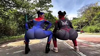 Spider Girl Anal Threesome with Huge Cock - Cosplay Porn with Jenifer Play & SoyMarce