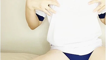 If You Masturbate Your Nipples In Knee High And Bloomers Gym Clothes, You Will Make A Funny Voice With Your Nipples