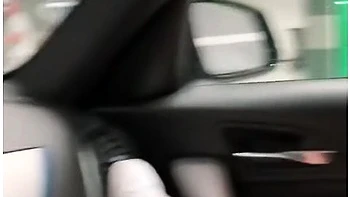 Leonie Pur - Omg So Risky! Fingered My Tight Pussy To Orgasm In Public Parking Garage