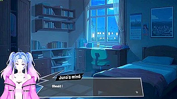 Juno Plays Femboy Futa House - Gamer Girl And Car Toon