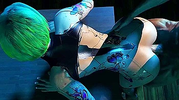 Sexy Robot Chick Wants Dick In Her Ass