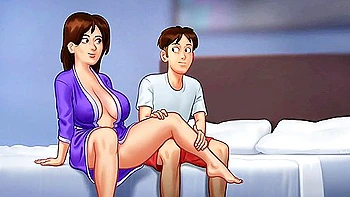 Car Toon In My Stepmom Rubs Her Feet On My Big Cock And I Suck My Stepsisters Huge Boobs Summertime Saga (jenny, Debbie, Anon))