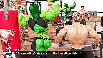 Extreme Muscle Domme Goddess