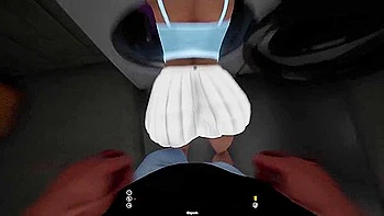 Dont Disturb Your Stepmom #2 - Fucking My Stepsister In The Bathroom Before Going Out With Her Stepmom!