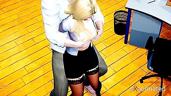 I Fuck My Secretary Hard Against The Desk