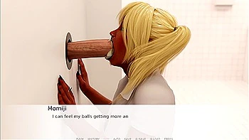 Car Toon - Galkos Gloryhole Huge Load Blowjob For Momiji