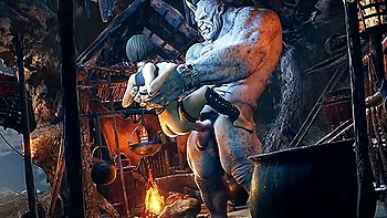 The Ogres Huge Cock Stretches The Girls Tight Pussy With 3d Animated, Car Toon And Anime Hentai