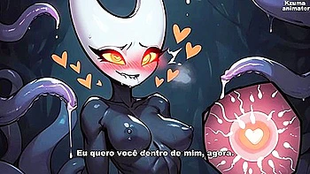 Hollow Knight Gozando No Pau De Um Humano - Hentai Joi Punheta Guiada