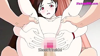 I straddle myself in cowgirl position and thrust hard into her and cum inside her.