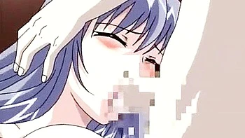 The penis is thrust in front of her and she is forced to suck it deep into her throat.