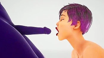 3d Alien Monster Impregnates Earthly Beauty