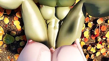 Two Step sisters Orc And A Big Futa Cock Of A Warrior Lioness 2