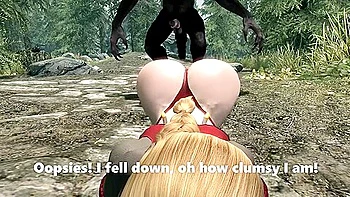 Andrea Gives Herself To The Werewolf Cock A Skyrim Story