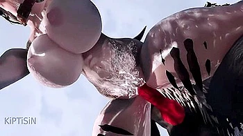 Curvy Wolf Girl And Breeding Season On The Beach 2