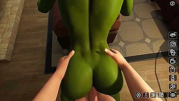 She-hulk Getting Fucked From Behind [under The Horizon]