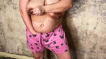 Milky Mari Creampie Filled By Stranger In Abandoned House - Hairy BBW MILF Gets Knocked Up