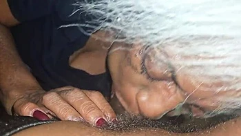 Grandma Rob Gets BBC Dick Today - Homemade GILF Blowjob & Sucking