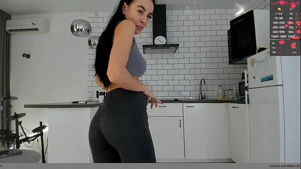 sport girl show amazing body