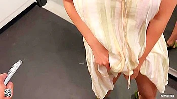 Lovense Control In Cafe And Hot Blowjob