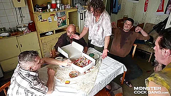 MONSTER COCK GANG: Cake Delivery Slut Fucks Up (E07)