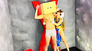 S Womans Halloween Chun-li Cosplay, Tying Up Submissive Men, And Teasing Them With Her Thighs And Hoot Job