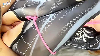 Skinlovers - A Spider-bound Girl Was Fucked And Brought To Squirt