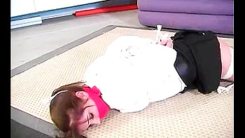 girl bound and gagged in socks
