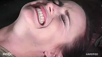 Bdsm Treatment With Tied Tits With Rope Spanking Makes Her