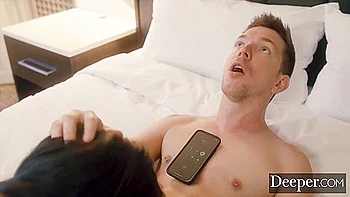 Husband On The Phone With His Wife While Cheating With Nia Nacci