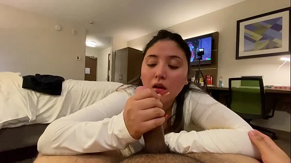 Sexy Latina whore in thong getting fucked.