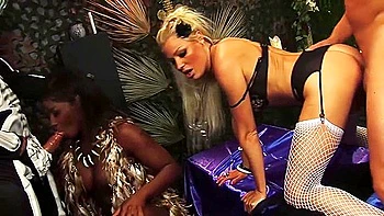 Leads A Seductive Ritual In A Steamy Group Encounter