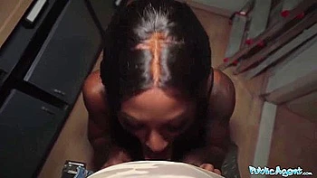 Josy Black Shows Her Big Beautiful Black Ass Whilst Riding A Big Fat Dick