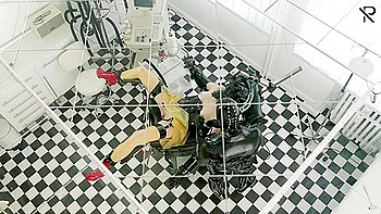 Helpless Rubber Patient Gets Anal And Pussy Treatment While Doctors Examination