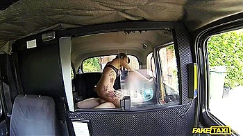 Pov Taxi Cab Sex: Hottie Cheats On Boyfriend With Cabbies Older Cock - Jessie Jenkins