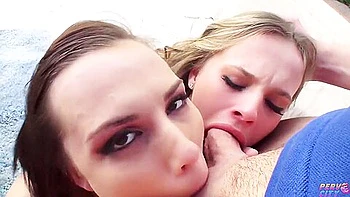 Anal Teen 18+ Threesome With Ass To Mouth Cock Sharing And Sucking