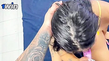 My chubby stepbrother gives me spunk in my throat after doggystyle, immense butt, anal! Best greatest hard-core