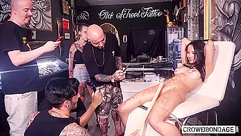 Bdsm Group W/ Gorgeous Slave Girl With Pablo Ferrari And Francys Belle