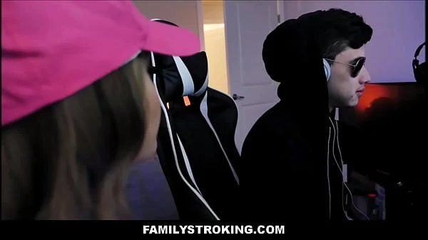 Teen Stepsister Kenzie Madison Sex With Stepbrother Juan El Caballo Loco While He Plays Video Games