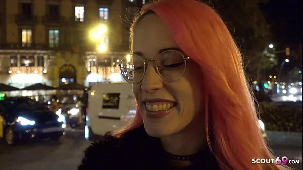 GERMAN SCOUT - CRAZY PINK HAIR LATINA GIRL LILIAN GET EYE ROLLING ORGASM AT PICKUP SEX