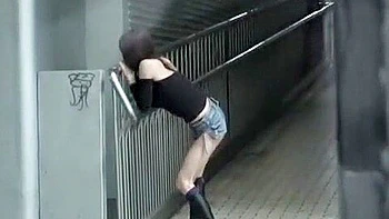 Crazy Japanese model in Exotic Public, MILF JAV clip