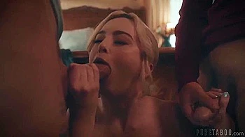 Gets Her Narrow Holes Drilled Simultaneously With Lexi Lore