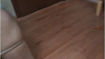 Beautiful Girl In A Fluffy Sweater, Impaled On A Long Member