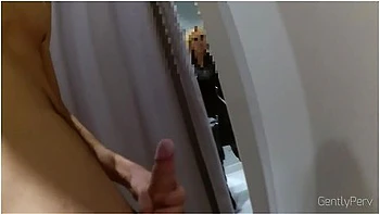 Dressing Room Part1. La Lady Cant Stop Looking At Me