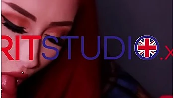 Petite Redhead Nurse Gets Her Tight Little Pussy Gets Eaten Before Sucking Her Patients Hard Cock