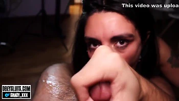 Tattooed Brunette Latina Loves Rough Sex On The Couch And Deepthroat!