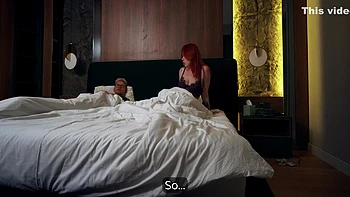 Stepmom Shares Bed With Stepson In 4k Hotel Fantasywild Night!