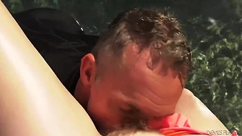 Doly Leighs Masturbating Then Get Her Hairy Pussy Licked